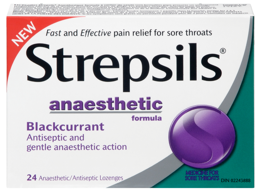STREPSILS Anaesthetic  Blackcurrant Canada